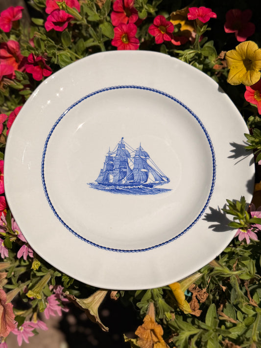 Vintage Wedgwood Georgetown Collection "American Clipper" 6" Bread & Butter Plate