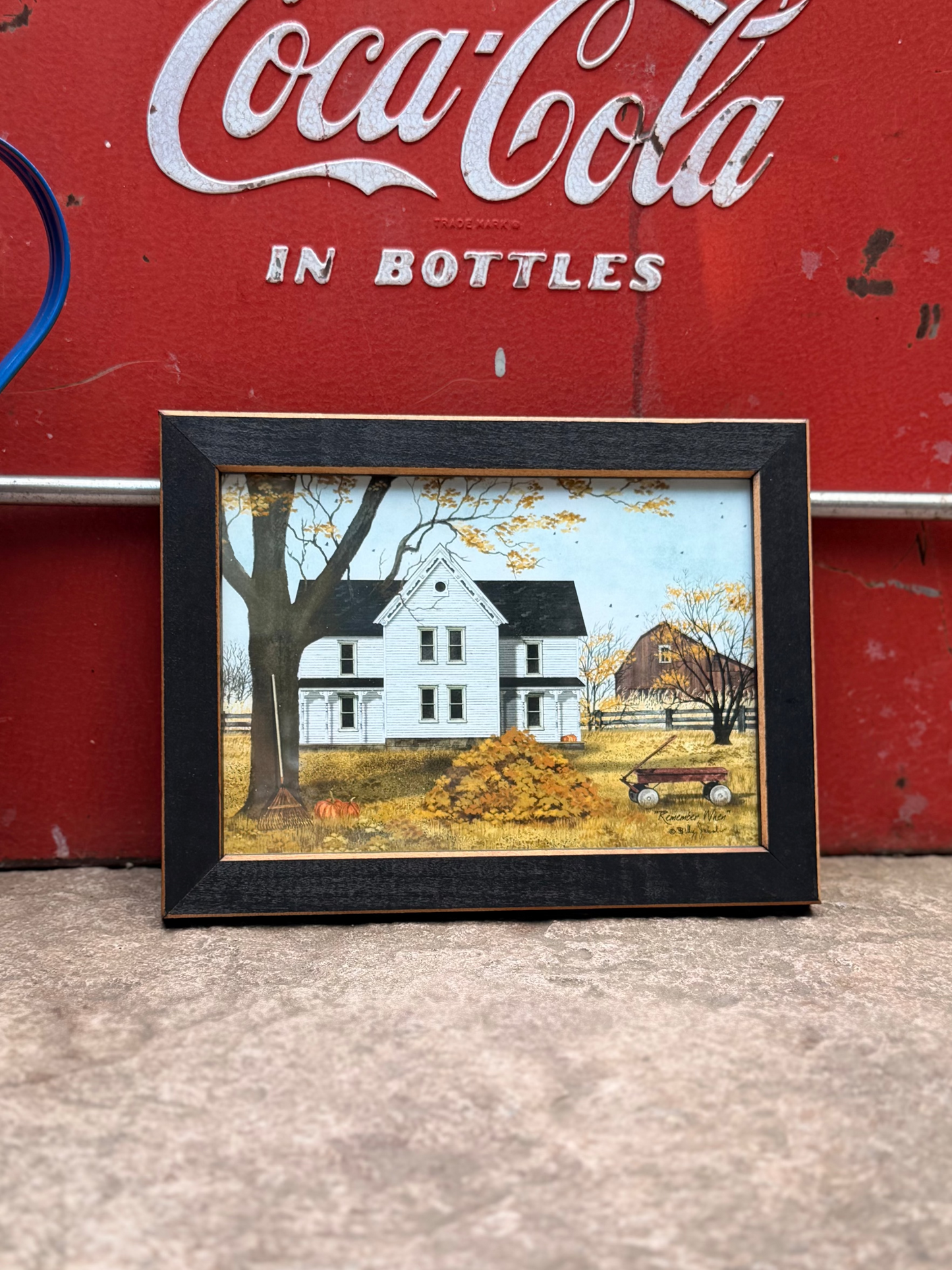 "Remember When" 9x7 Mini Framed Americana Art by Billy Jacobs – Autumn Farmhouse
