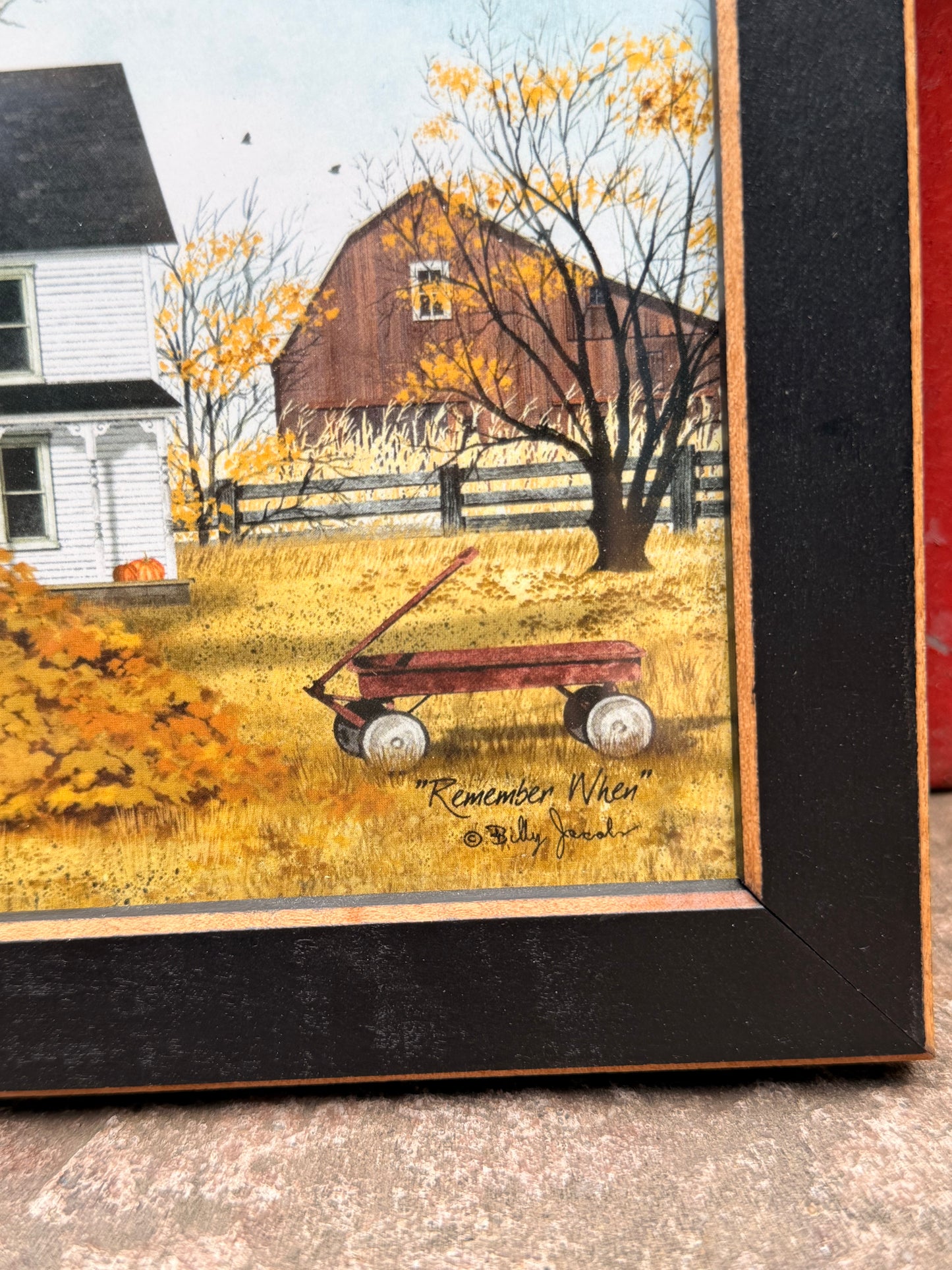 "Remember When" 9x7 Mini Framed Americana Art by Billy Jacobs – Autumn Farmhouse
